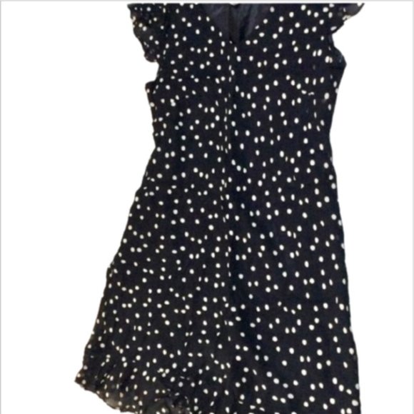 🍃 Evan Picone Black/White Polkadot Dress - Picture 3 of 5